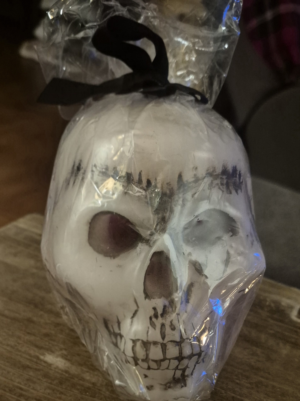 Bleeding Skull Candle Halloween Decoration New